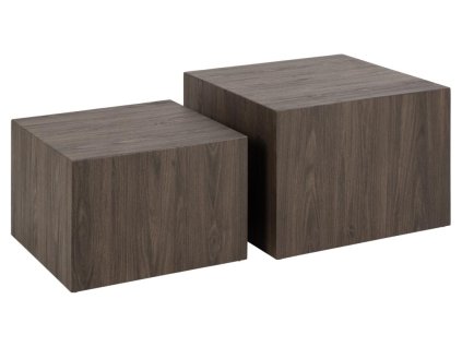 62815 set konferencnych stolikov dice 2 ks dub zadymeny