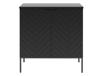 Skrinka pod umývadlo Aspen 08 - čierna (Barva podstavy Černá, Koupelny - Typ sestavy bez desky)