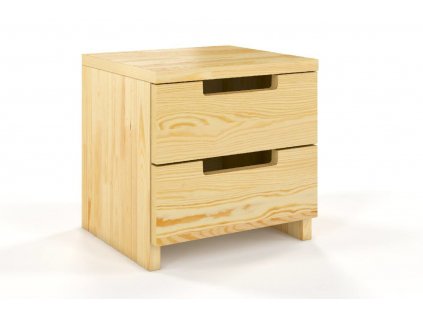 Dřevěný noční stolek Spectrum II borovice - přírodní