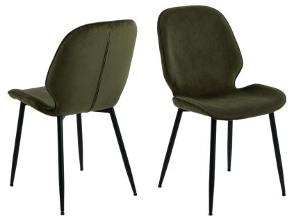 61732 4x jedalenska stolicka femke zelena cierna