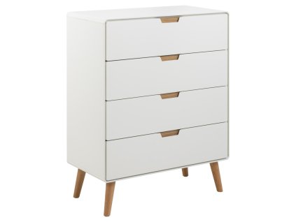 62491 zasuvkova komoda lowell 4s biela