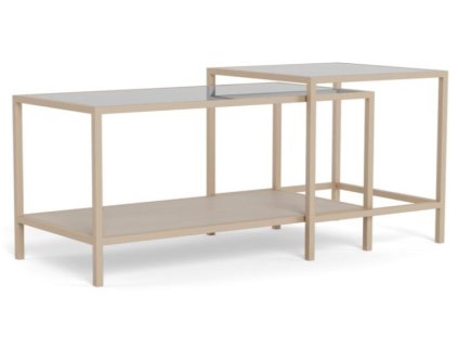 66597 konferencny stolik seaford 2 ks siva