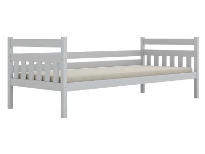 Detská posteľ Dawid - biela (Zásuvka Ne, Rozměr postele 80 x 160 cm, Přistýlka Ne)