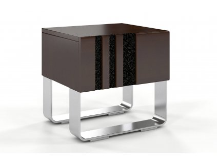 Luxusní noční stolek Kielce - palisandr
