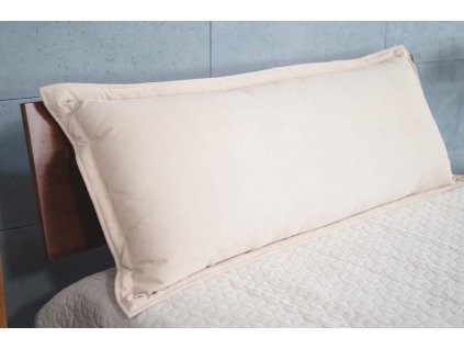 Dekorační polštář na postel Mjuka - béžový