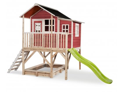 Dřevěný domeček pro děti Loft 550 - červený