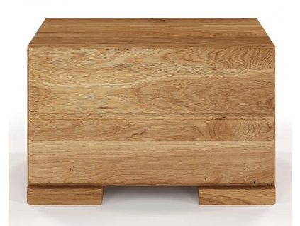 Dubový noční stolek Sandemo 1S - přírodní lak