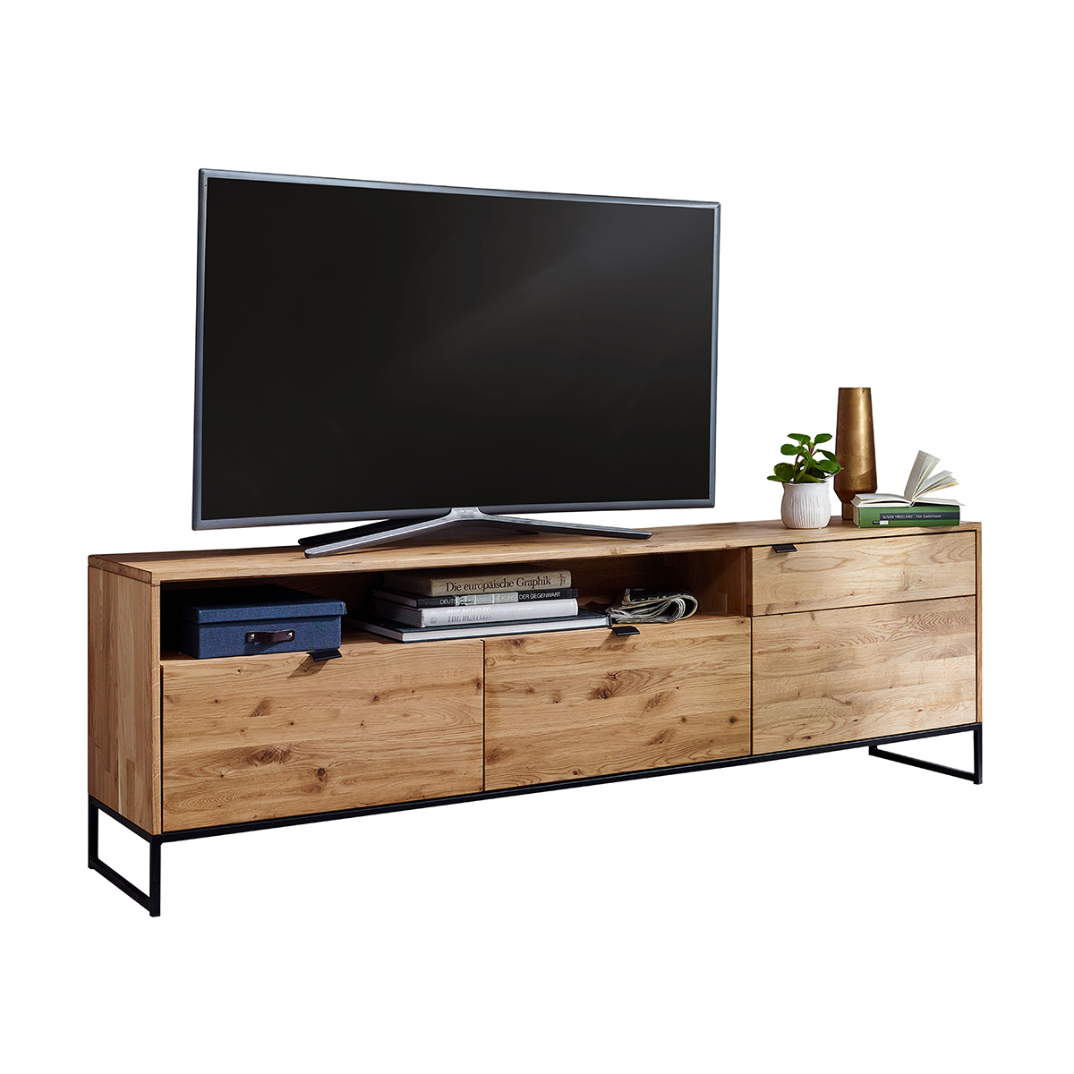 Stolek pod TV z masivu Arezzo - 180 cm