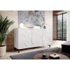 Bílá komoda Marmo 150
