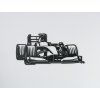 Designová samolepka Formule (Barva obrazu Šedá, Rozměr obrazu 14,5 x 31,5 cm)
