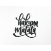 Nápis na zeď Hakuna matata