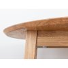 Kulatý jídelní stůl z masivu Tello - 110 cm