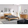 Postel z masivu Agava buk - bílá