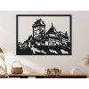 Obraz Hrad Karlštejn (Barva obrazu Antracit, Rozměr obrazu 89 x 122 cm)