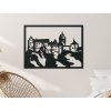 Obraz Hrad Loket (Barva obrazu Antracit, Rozměr obrazu 89 x 122 cm)