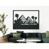 Obraz Pyramidy v Gíze (Barva obrazu Šedá, Rozměr obrazu 33,5 x 45,5 cm)