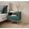 Noční stolek Novas - zelená