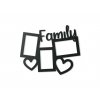 Fotorámeček na zeď s nápisem Family