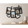Fotorámeček na zeď s nápisem Family