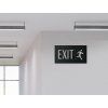 Samolepka Únikový východ / EXIT (Barva obrazu Šedá, Rozměr obrazu 12,5 x 22,5 cm)