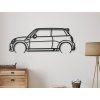 Samolepka Mini Cooper 13 (Barva obrazu Šedá, Rozměr obrazu 22,5 x 60 cm)