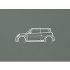 Samolepka Mini Cooper 13 (Barva obrazu Bílá)
