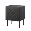 Noční stolek Siena (2 ks) - černá