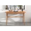 Psací stůl z masivu Edda - přírodní