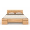 Dřevěná postel Sparta Maxi buk - přírodní