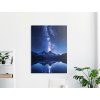 Obraz Mliečna dráha nad horami (Velikost obrazu A1, Barva rámu Bez rámu, Povrchová úprava 3D)