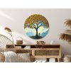 Okrúhly Strom života Odkaz (Rozměr obrazu 89 x 89 cm, Povrchová úprava 3D)
