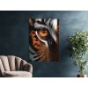 Obraz Oko tigra (Velikost obrazu A1, Barva rámu Bez rámu, Povrchová úprava 3D)