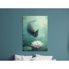 Obraz Mačka z jazera (Velikost obrazu A1, Barva rámu Bez rámu, Povrchová úprava 3D)