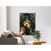 Obraz Luxusná monstera (Velikost obrazu A1, Barva rámu Bez rámu, Povrchová úprava 3D)