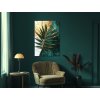 Obraz Zlatý dotyk palmy (Velikost obrazu A1, Barva rámu Bez rámu, Povrchová úprava 3D)