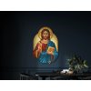 Obraz Ikonický Ježiš (Rozměr obrazu 110 x 76 cm, Povrchová úprava 3D)