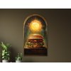 Obraz na stenu Slávny hamburger (Rozměr obrazu 110 x 62,5 cm, Povrchová úprava 3D)