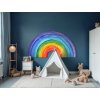 Detská dekorácia na stenu Dúha (Rozměr obrazu 89 x 165,5 cm, Povrchová úprava 3D)