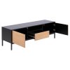 61093 2 tv stolik seaford 140 dub divoky cierna