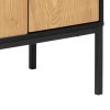 61201 6 komoda seaford 3d2s dub divoky cierna
