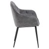 61681 2 jedalenske kreslo brooke 2 ks antracit skyland cierna