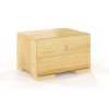 Dřevěný noční stolek Sandemo I borovice - palisandr