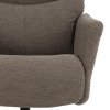 62608 5 relaxacne kreslo s podnozkou london taupe cierna