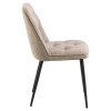 63031 2 jedalenska stolicka brooke 2 ks bezova cierna