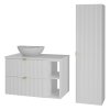 Skrinka pod umývadlo s poličkou Arkos 06P - biela (Koupelny - Typ sestavy s deskou)