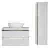 Skrinka do kúpeľne s umývadlom Espero 01 - biela (Koupelny - Typ sestavy bez desky)