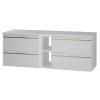 Skrinka pod umývadlo s poličkou Espero 02 140 - biela (Koupelny - Typ sestavy s deskou)