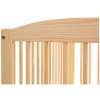 Postýlka z masivu KASPER s vyjímatelnými příčkami - borovice, 120 x 60 cm