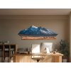 Obraz na stenu Majestátny dupot hôr (Rozměr obrazu 28 x 90 cm, Povrchová úprava Matná)