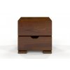 Noční stolek Hessler II z masivu borovice - palisandr